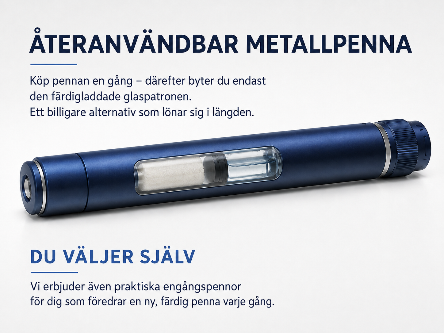 Dual-chamber-penna från Peptify